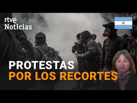 Más de treinta detenidos en los disturbios tras la manifestación de estudiantes | RTVE Noticias