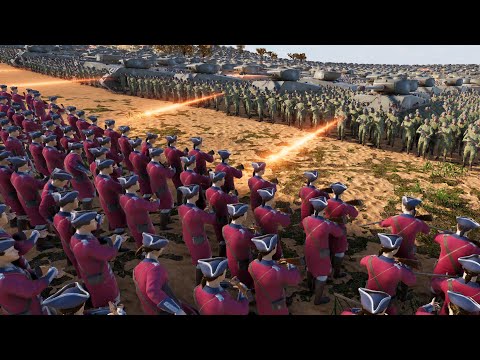 1 Million Red Coat Musket Line VS WW2 US ARMY! - Ultimate Epic Battle Simulator UEBS 2