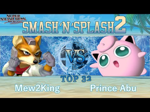 SNS2 - FOX MVG | Mew2King (Fox) vs Glacial | Prince Abu (Jigglypuff) - Melee Top 32