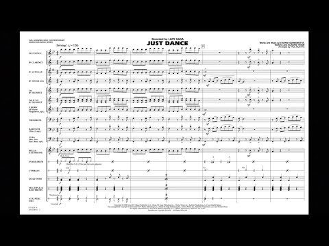 Just Dance arranged by Paul Murtha