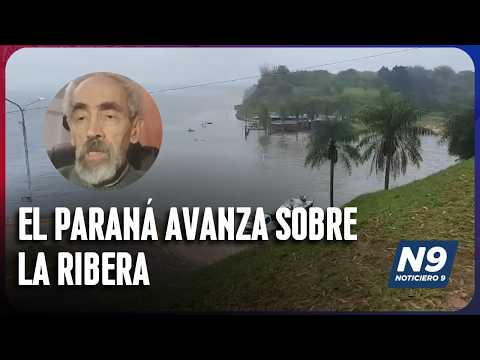 El Paraná Avanza Sobre La Ribera