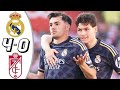 REAL MADRID VS GRANADA 4-0 ⚽|| ALL GOALS AND HIGHLIGHTS HD 2024