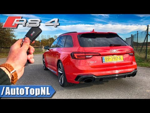2019 Audi RS4 Avant Quattro POV REVIEW on AUTOBAHN & ROAD by AutoTopNL