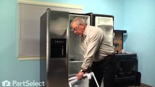 Refrigerator Repair: Replacing the Meat Drawer Rail - Left Side (Frigidaire Part # 240349701)
