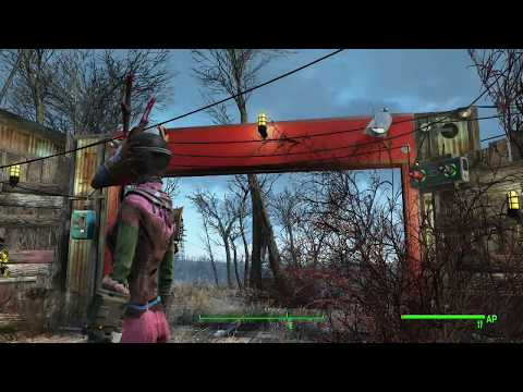 Fallout 4 - Close Power Door when Settlement is Attacked  with COMMENTARY