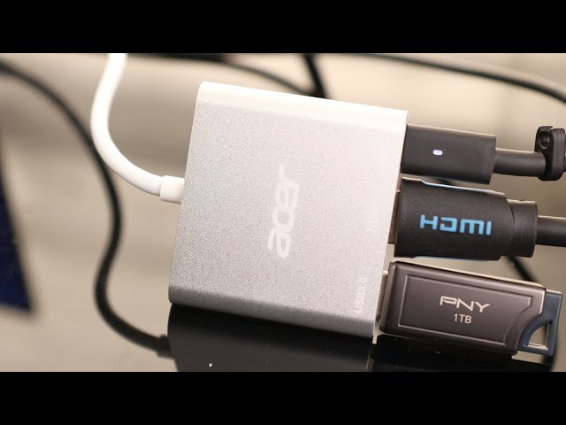 Vídeo relacionado con Hub USB C a HDMI, NOVOO 3 en 1 Adaptador USB C HDMI con HDMI 4K@30Hz, USB 3.0, y estación de Acoplamiento PD 60W Compatible con Macbook Pro/ChromeBook Pixel/Surface/iPad Pro/Steam Deck