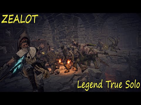 Pit - Zealot - Legend True solo - GreatAxe/Brace of Pistols - Warhammer Vermintide 2