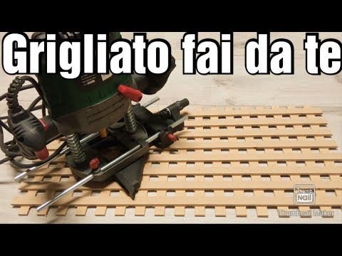 Come fare un grigliato da un pezzo unico di MDF  in modo completamente fai da te!