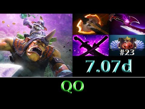 QO [Alchemist] Fast Farm With Battle Fury ► Dota 2 7.07d