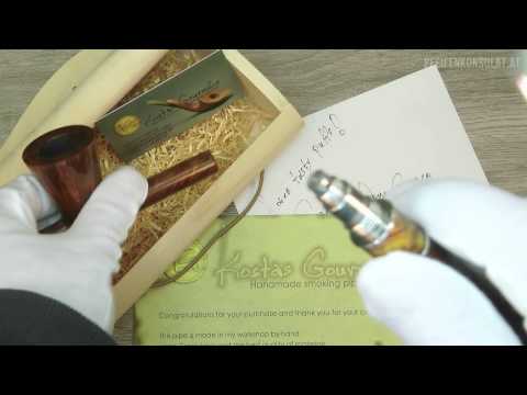 Kostas Gourvelos "Indian", smooth, Aspidia 9mm Filter Nr.6484 @ Pfeifenkonsulat