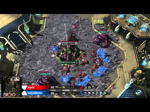 (Roccat)Hyun Vs (Liquid)MaNa - ZvP - Overgrowth