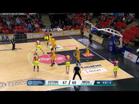 Highlights of Mega Leks in loss to Telenet Oostende 82:74 (17.01.2017.)