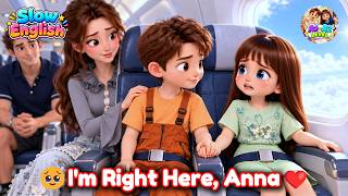 The Flight Where Anna and John Learned to Stay Calm | Slow English Story (A2)