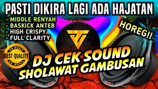 Download lagu [HD MUSIC] DJ CEK SOUND ACARA HAJATAN | SHOLAWAT GAMBUS SALAMIMBAID • FULLBASS GLERR 🔊 mp3