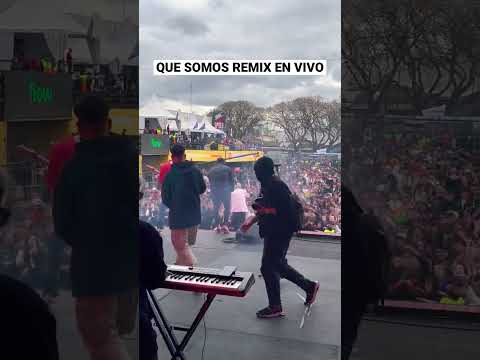 QUE SOMOS REMIX EN VIVO #ags #lautarolopez #sevenkayne #musica
