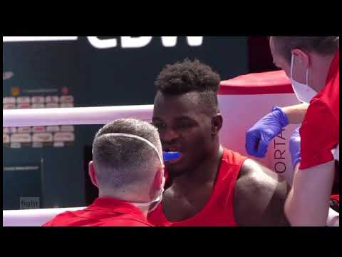 +91 Nelvie Tiafack (GER) Vs Mourad Aliev (FRA) Cologne Boxing Worldcup 2020