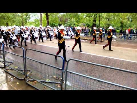 Massed Bands of H.M. Royal Marines 07-06-12 Birdcage Walk