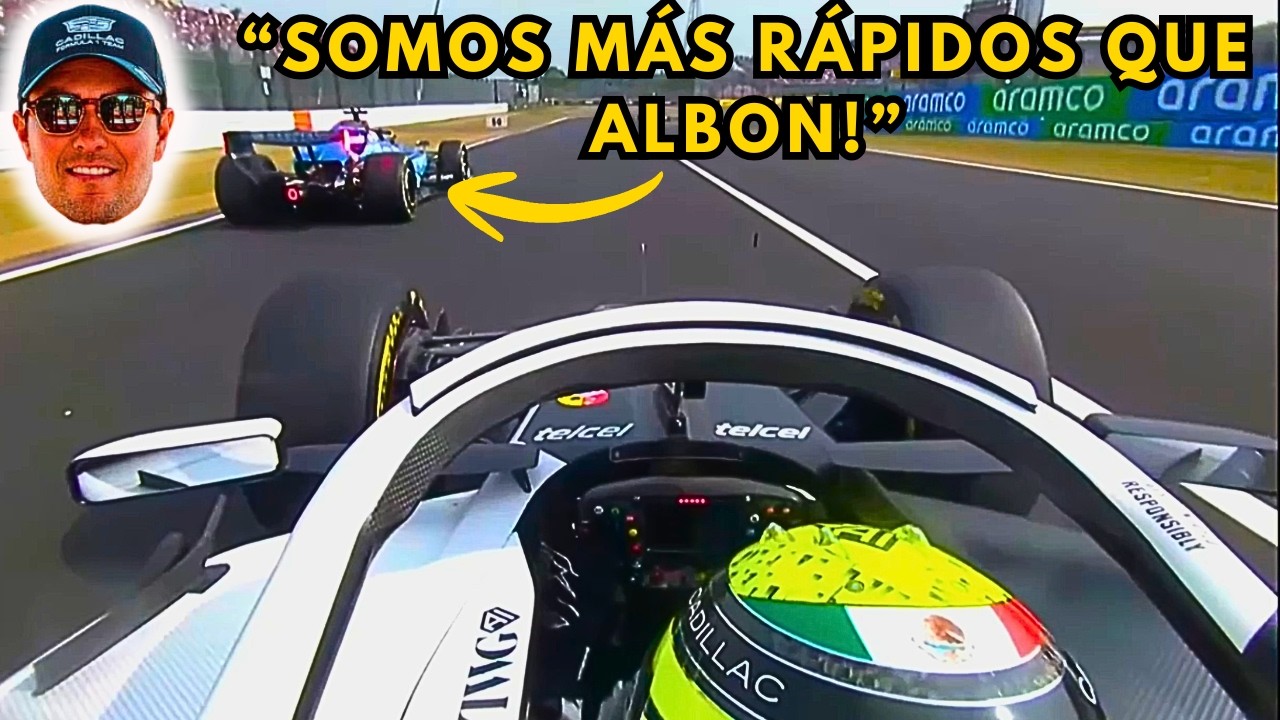 Checo Pérez Estuvo Motivando a Cadillac TODA La Carrera | Japón 2026