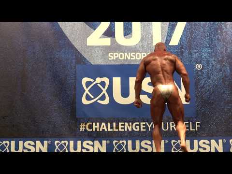 Tony Ellett – Competitor No 52 - Class 1- USN NABBA Britain Final 2017