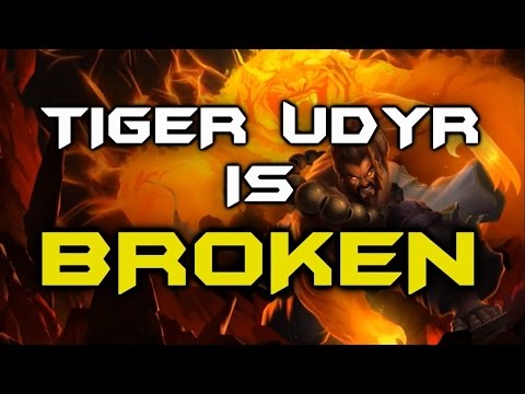 FULL AD TOP LANE UDYR PENTA KILL POST DEATH TIGER UDYR - League of Legends (LoL)
