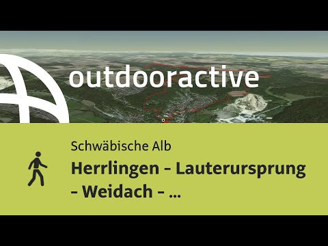 Wanderung auf der Schwäbischen Alb: Herrlingen - Lauterursprung - Weidach - Herrlingen