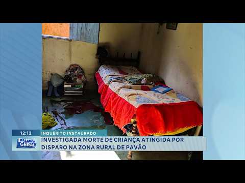 Inquérito Instaurado: Polícia investiga morte de criança na zona rural de Pavão.