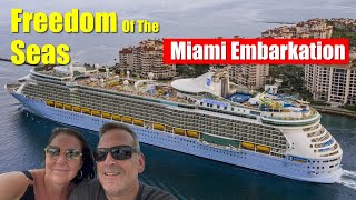 Embarkation Day | Experience & Tips | Miami | Royal Caribbean | Freedom of the Seas