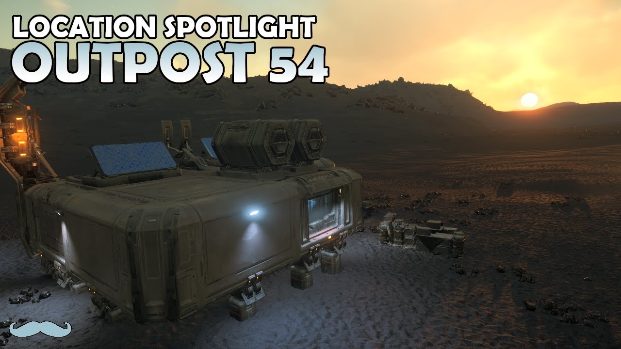 Outpost 54: Location Spotlight | Star Citizen 3.17 4K - YouTube