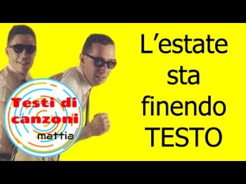 download lagu mp3 mp4 Righeira L Estate Sta Finendo Testo, download lagu Righeira L Estate Sta Finendo Testo gratis, unduh video klip Righeira L Estate Sta Finendo Testo
