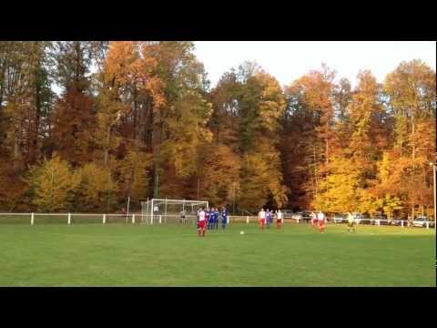 Coup franc Philippe Acker Schoenenbourg 1-0 Steinseltz II ( 90e mn )