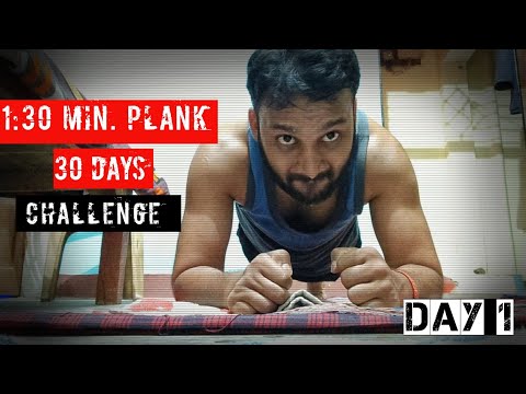 30 Day Plank Challenge At Home - Lose Body Fat, Get Skinny