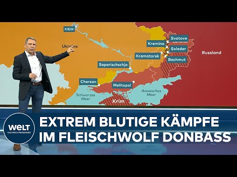 PUTINS KRIEG: "Was da im Osten der Ukraine passiert, ist eine wahre Knochenmühle" | WELT Hintergrund