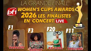 Grande finale Women’s Clips Awards 2026 : quelle artiste féminine remportera le trophée ?-BF1TV