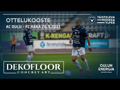 ACOTV: Dekofloor ottelukooste AC Oulu - FC Haka 26.9.2021 (Veikkausliiga)