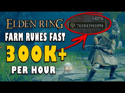 ELDEN RING - BEST RUNE FARMING LOCATION - 150k TO 300K RUNES PER HOUR