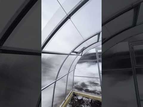 Арочная теплица шириной 3,5 метров. Компания Тепличкин