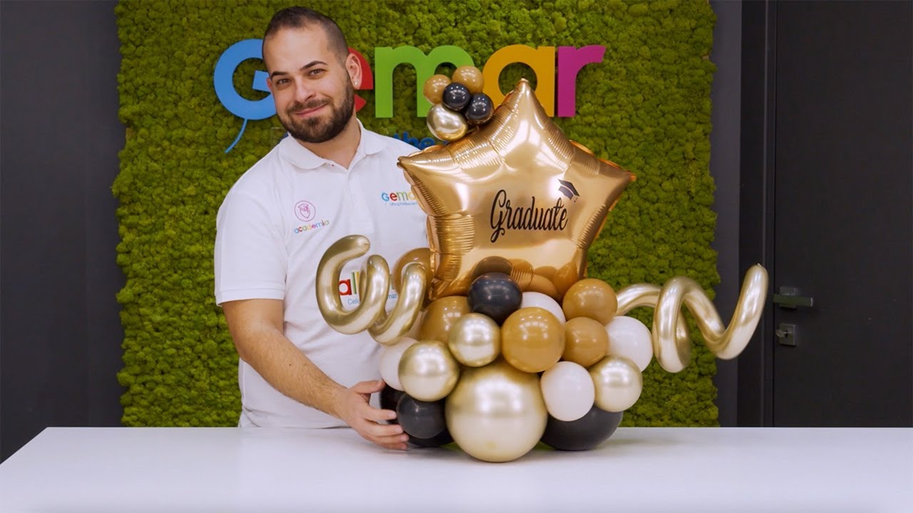 Tutorial for Graduation Balloon Bouquet: Celebrate Success in Style!
