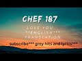 Chef 187 Love You English Translation Lyrics