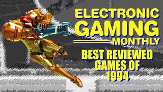 Electronic Gaming Month's Top 10 Reviewed Games of 1994 - Defunct Games