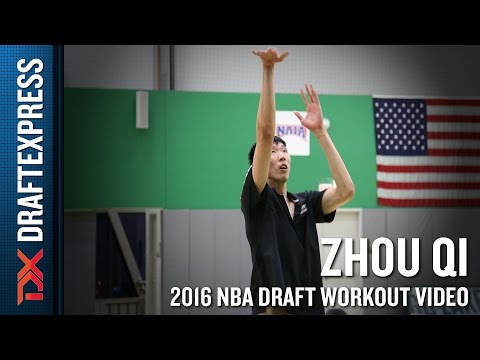 Zhou Qi 2016 NBA Pre-Draft Workout Video