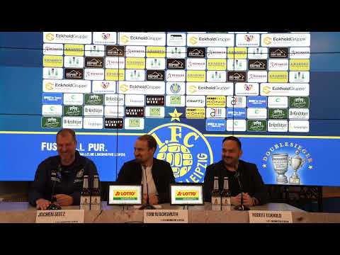 Press conference & contract extension: Chemnitzer FC - 1. FC Lokomotive Leipzig