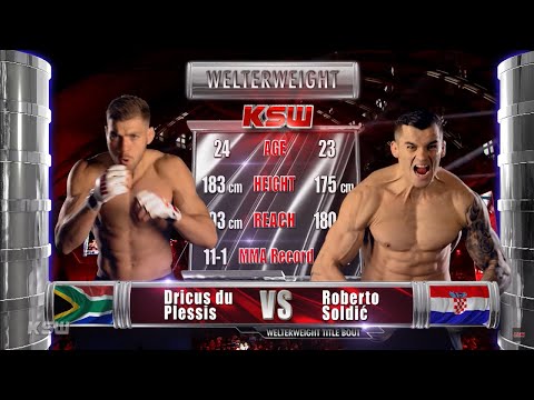 KSW Free Fight: Dricus du Plessis vs. Roberto Soldic 1