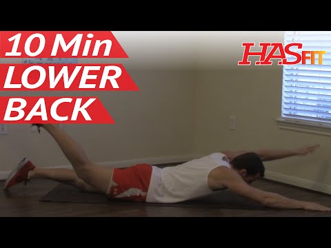 10 Minute Lower Back Workout - HASfit Lower Back Exercises - Strengthen Lower Back Workouts