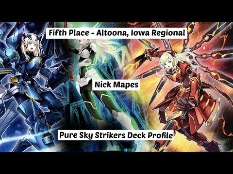 Yu-Gi-Oh! Fifth Place - Altoona, Iowa Regional - Nick Mapes - Sky Strikers Deck Profile