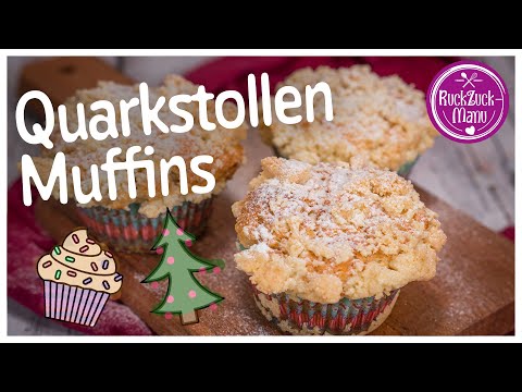 Leckere Quarkstollen-Muffins 🧁😋🎄 Thermomix® TM5/TM6