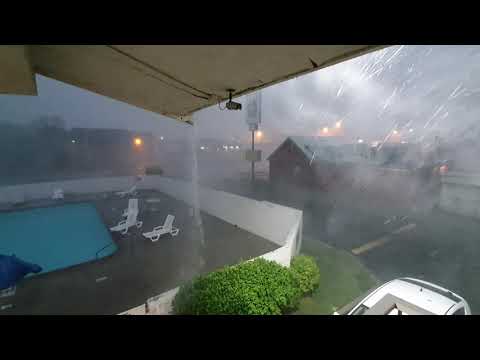 Rainstorm in Amarillo Texas