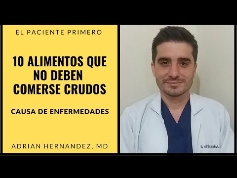 🍤 10 ALIMENTOS que NO ❌ deben COMERSE CRUDOS