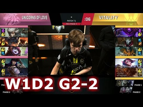 UOL vs Vitality | Game 2 S7 EU LCS Spring 2017 Week 1 Day 2 | UOL vs VIT G2 W1D2