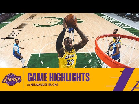 HIGHLIGHTS | LeBron James (34 pts, 6 reb, 8 ast) vs Milwaukee Bucks