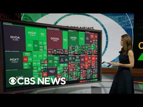 Stock market up after AI chipmakers rebound and oil dips